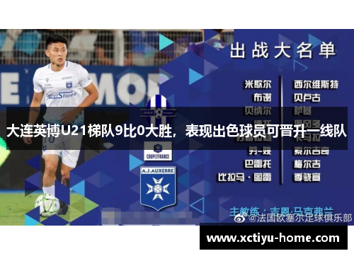 大连英博U21梯队9比0大胜，表现出色球员可晋升一线队